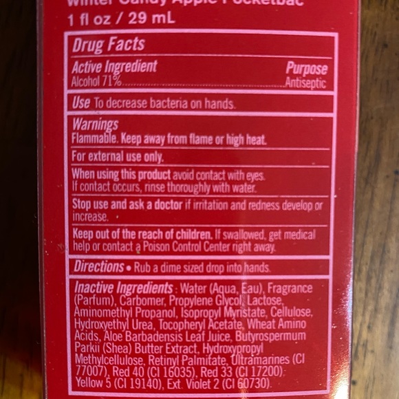 Bath and body works Winter candy apple hand, cream, 1 ounce. - Picture 4 of 5